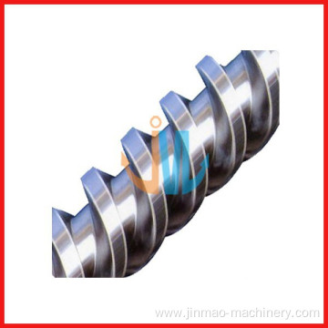 Bimetallic barrel and screw for plastic extruder machine